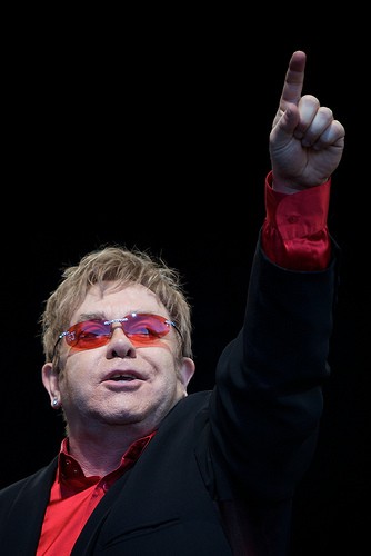 Elton John Counsels Eminem on Drug Addiction